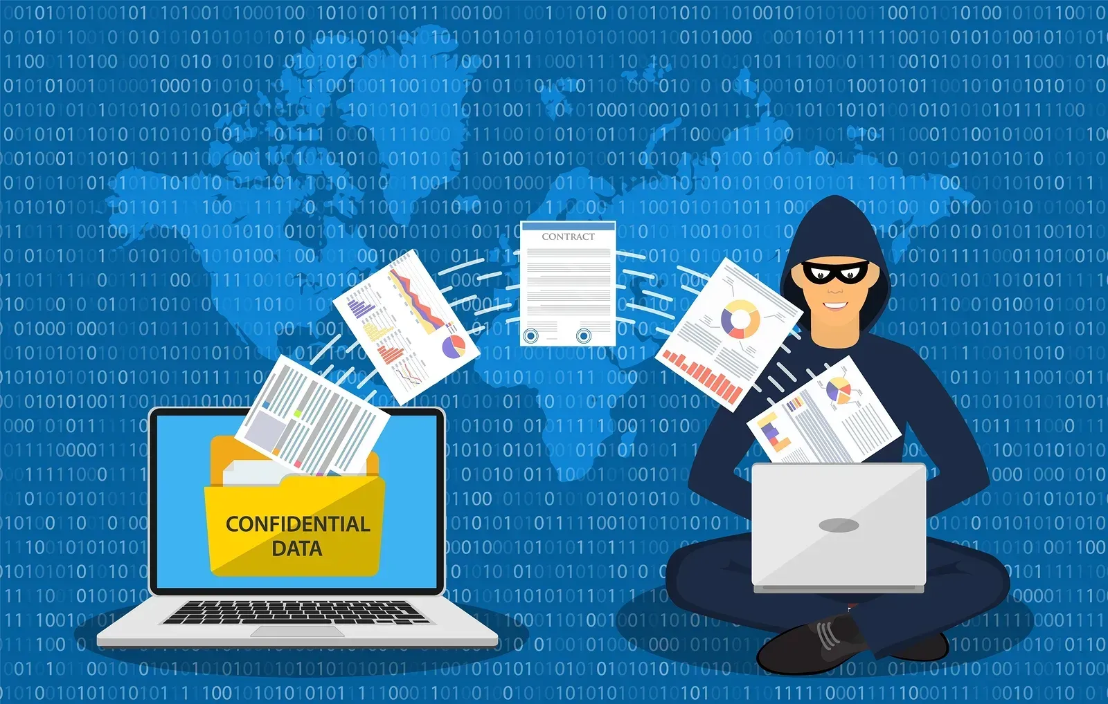 Profiting from cyber attacks by competitors