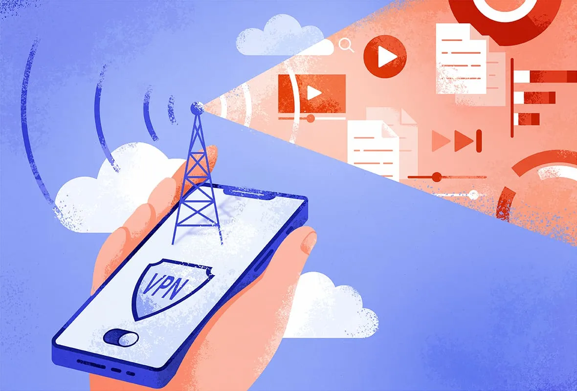 How can I make a VPN use less mobile data